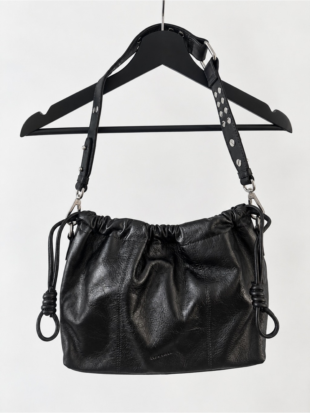 Neuville Mini Elliot Bag Black + Crossbody Strap